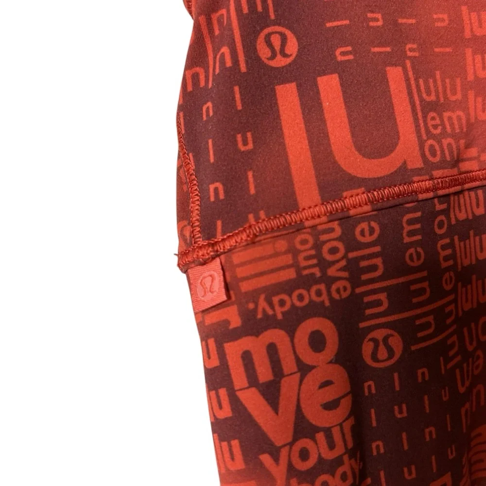 Lululemon Power Pivot Everlux Tank Red Ombre Print XXS
